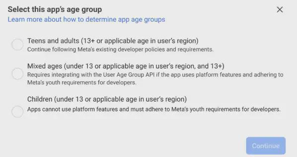 Meta要求QuestApp开发者完成年龄认证(图2)