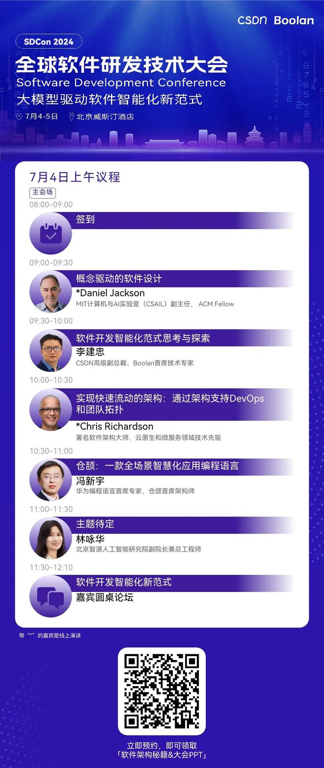 2024全球软件研发技术大会最新最全的日程来了一键Get参会指南！(图2)