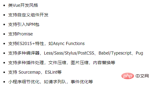 分享几款常用的小程序开发框架(图1)
